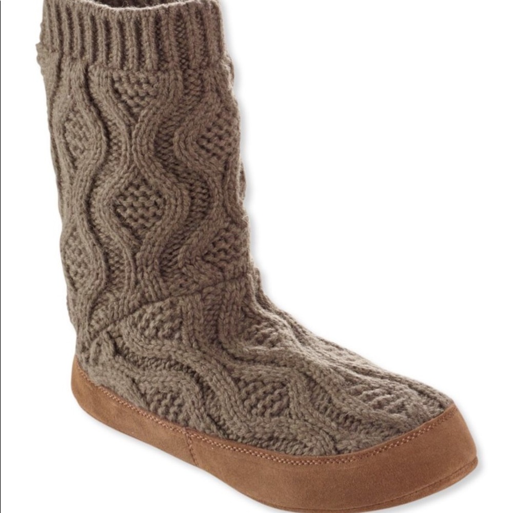 NWT LL Bean slipper socks
